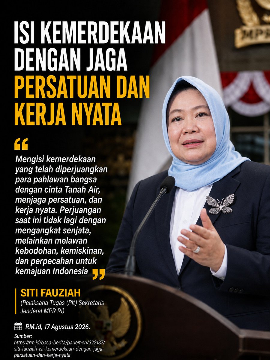 bailabya's tweet photo. Menjaga persatuan juga jadi bagian dari perjuangan generasi hari ini. Jangan mudah terprovokasi informasi yang belum jelas dan bisa memecah kebersamaan. Tolak Provokasi #MenjagaMerdeka https://t.co/QCTugAcSdn