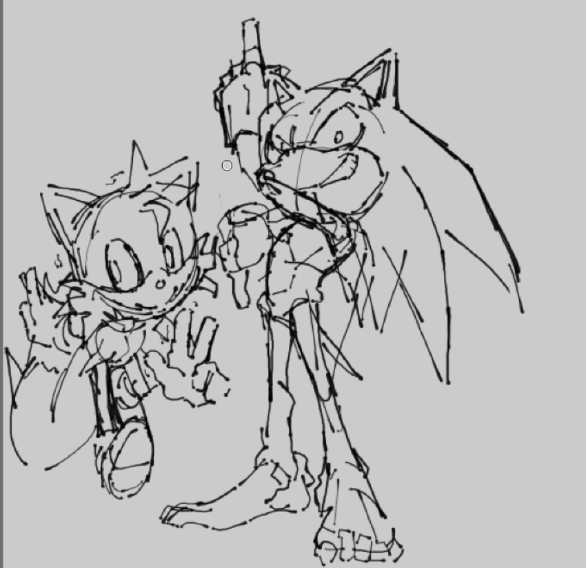 Isaacshouse2's tweet photo. Fast sketch sense we showed off the tails design https://t.co/zliNmji17v
