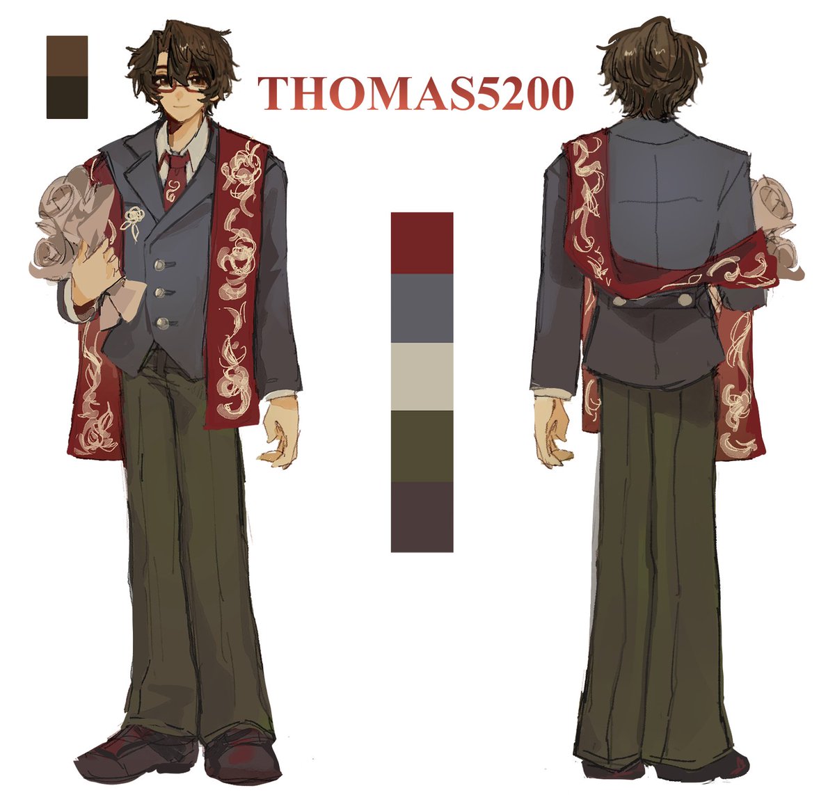 joonsbubu's tweet photo. a week late lol but heres the official reference sheet for mr thomas that i designed 🫡 #surfacetensiontwt https://t.co/mql4lOs8oR
