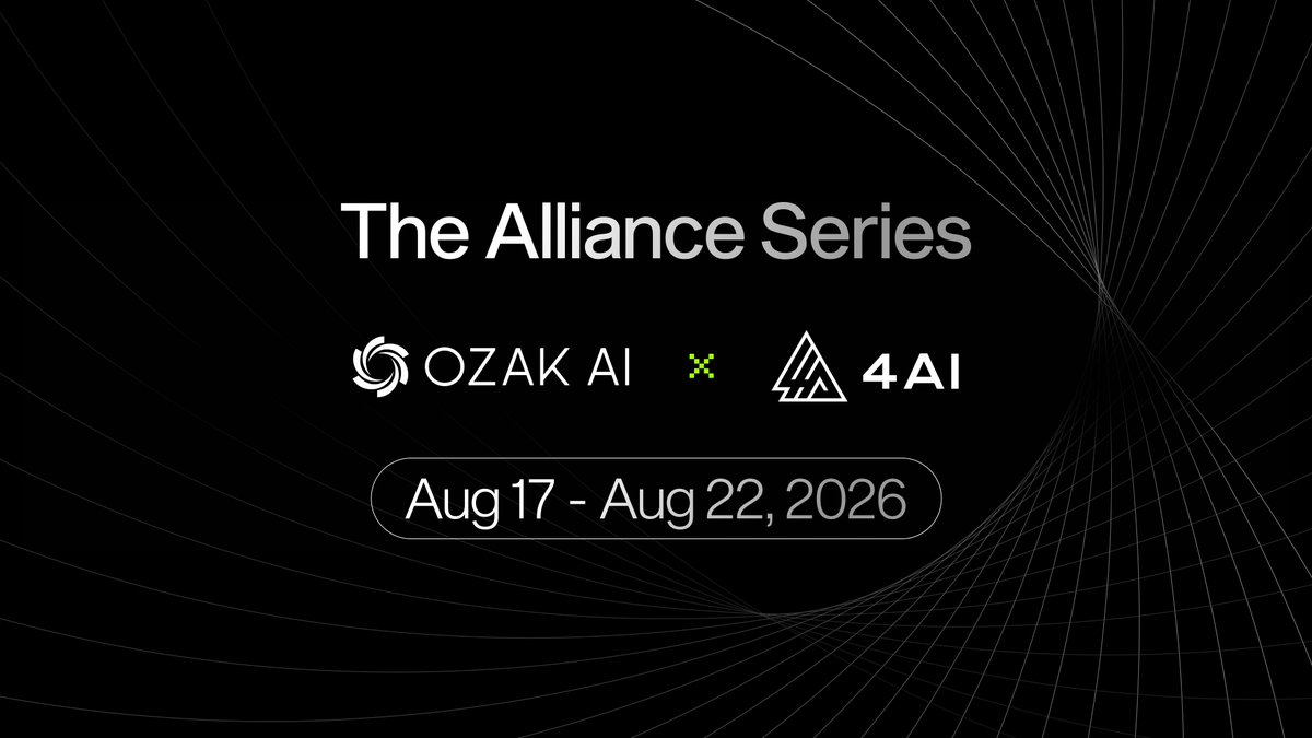 OzakAGI's tweet photo. The Alliance Series continues 🚀

Alongside our partnership, we are kicking off a 6-day Alliance Series run with 4AI.

4AI is a decentralized AI community on BSC where developers and users build, share and deploy autonomous agents. Their platform has agents collaborating in real time, sharing knowledge between them, with tasks routed automatically to whichever agent is most capable 🧠

Here is what is happening over the 6 days:

- Joint quests on the Ozak AI Rewards Hub. Complete the tasks, earn XPs, and get involved with both communities
- 4 XSpaces across the week. Real conversations with both teams, live questions, and a look at what each side is building
- Everything coordinated across all our channels, so wherever you follow us, you will not miss a thing

Two teams who both bet that specialist agents working together beat one model doing everything. Should be a good week 🤝

Jump in at the Rewards Hub: https://t.co/V275QGJ5UG 🚀