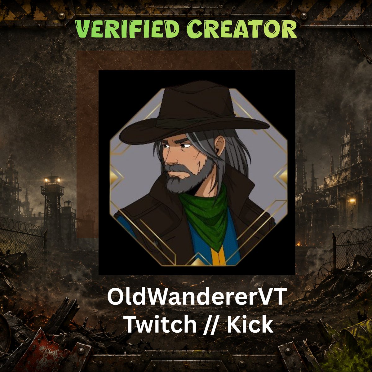 OfficialWSGN's tweet photo. ☢️Verified Creator Alert

We would like to welcome @OldWandererVT as our first verified creator. Be sure to check him out when he is live!

https://t.co/U81adnRzo6
https://t.co/wrSu7RS7rD https://t.co/A04KVVR5lK