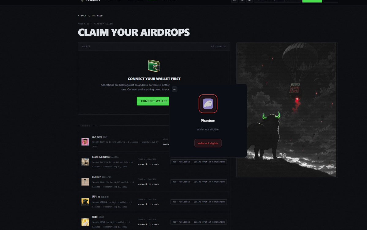 TonyRiley13's tweet photo. Did you tried to check allocation in https://t.co/63HUlZWQ1H  , cz you was big $ANSEM holder as I know?

Yesterday he said he was going to unlock 5% of his dev and allocate here but maybe he allocated to his own wallets XD‍‌⁠ https://t.co/BfyOOXQSjk