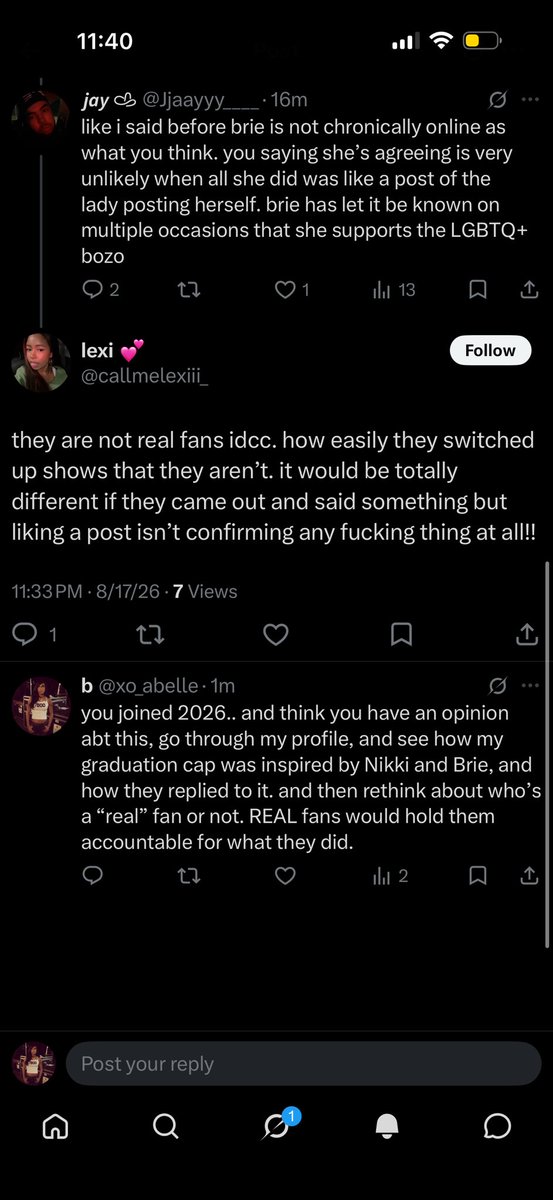 xo_abelle's tweet photo. YALL ARE DISGRACEFUL LMFAOOO “not a real fan” gtfo. hold your idols accountable. https://t.co/hCJe4dSoYT