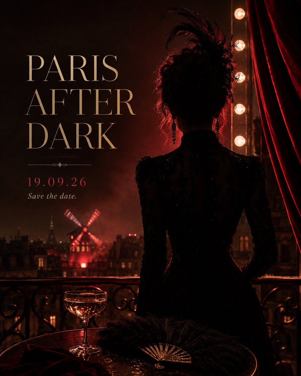 SocieteX_'s tweet photo. The curtains are beginning to move.

A little more red.
A lot more after dark.

Something unforgettable is coming on 19.09.26.

Can you guess what awaits behind the curtain? 🎭🥂

#SociétéX #SaveTheDate https://t.co/tCpX3HMiHN