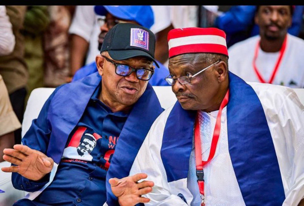 MondayCaroline's tweet photo. As the campaigns officially begin tomorrow, I ask God to protect Peter Obi and Rabiu Kwankwaso. May He grant them divine strength, shield them from harm, and see them through a successful, peaceful campaign. 

Nigerians will win ✌️✌️ https://t.co/9ciTkrWrnu