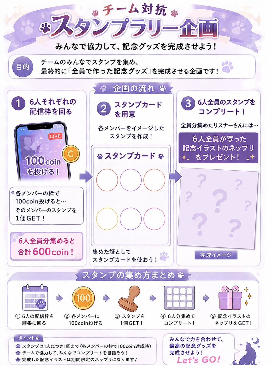 8__honeybee's tweet photo. 🍨ハーゲンダッツ企画🍨
チームでスタンプラリーをするよ！
期間中にチーム６人の枠に遊びに行って、
100coinの応援してスタンプGET⸜︎👍︎⸝

スタンプラリーのカードに名前を入れて、
枠主に渡してね✊🏻𖤐 ̖´-
全部集めたら限定プレゼントが当たるよ🎁

イベント期間中、個人的にも企画してみようかな！と思ったり...🤔💭出来たら報告するね！

今日は仕事が何時に終わるかわからないから
配信は何時になるかわかんないけど、
決まったら投稿するね~(*´˘`*)♡

🍒みんなのアカウント🍒

りゅうくん
https://t.co/MAAQjALySf
紅蓮くん
https://t.co/Lzy75R5G5H
十六さん
https://t.co/dNVLhZGfqY
noraさん
https://t.co/4HpsoRR4Qt
月詠響さん
https://t.co/q1KzX7nOEB
はーち
https://t.co/nONws31oV1

是非スタンプラリー楽しんでね🤍𐙚