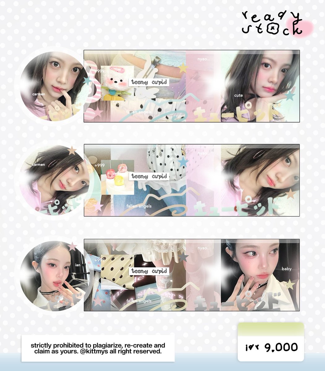 kittmys's tweet photo. help repost thankyou! 💬 

aku ada layout clearance SALE % dibawah < kiri https://t.co/fUY0hh0ro0 > dan < kanan https://t.co/hyXpGl5um4 > avail retext &amp; bisa langsung dm atau chat ke tele https://t.co/12LAvLMWDJ kalau berminat 🐈 

tags ; #zonauang https://t.co/e8OteqBXl3