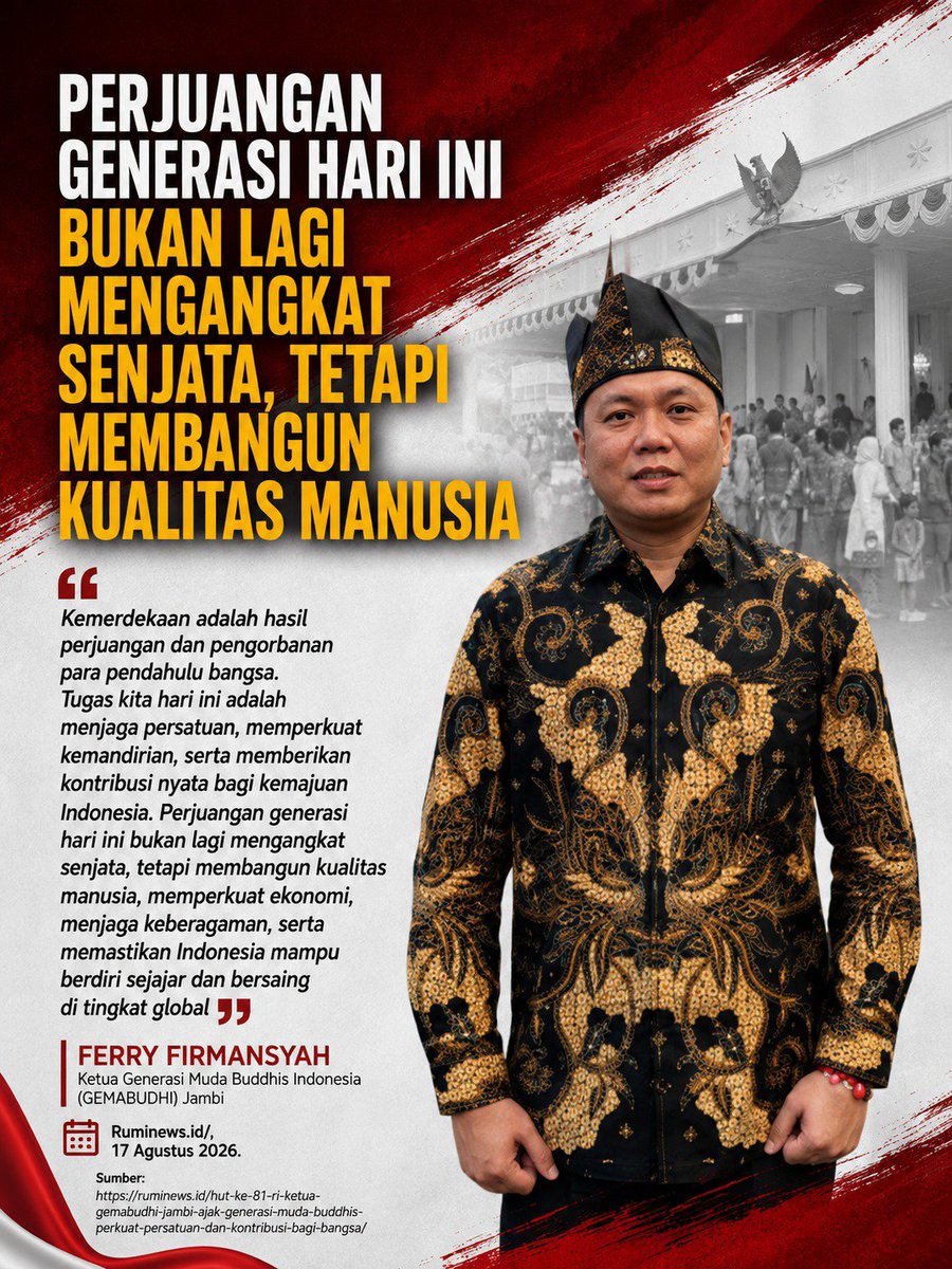 jimbaringg's tweet photo. Tidak ada kata terlambat untuk Tolak Provokasi. Mau kita beda pilihan, beda latar, kita tetap satu. Generasi muda tidak boleh diam.  #MenjagaMerdeka https://t.co/aXFLz5YilA