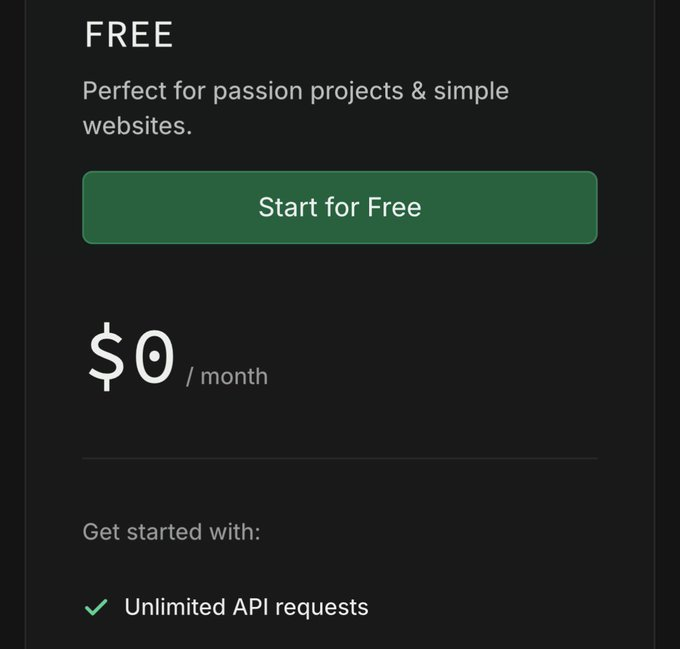 nahid_pro09's tweet photo. UNLIMITED API requests on the FREEEEEEE plan😳

supabase just hands them to you  no meter no paywall

hard to beat that link here :https://t.co/Wy8eWGz70T https://t.co/0UhPJD4YeD