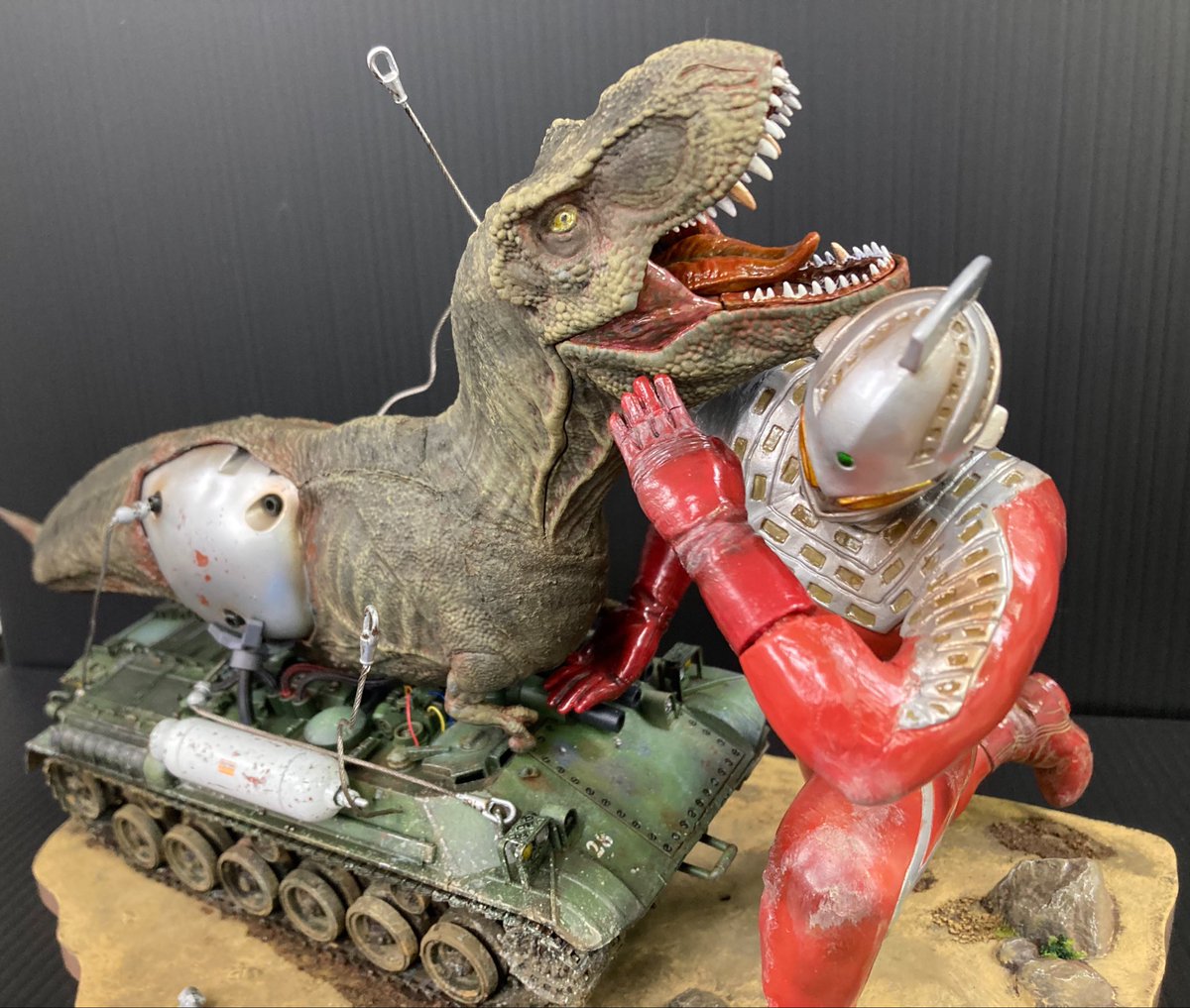 jun_area51's tweet photo. #みんなで恐竜プラモを貼ろう
#恐竜戦車 https://t.co/4kxbfaVBe5