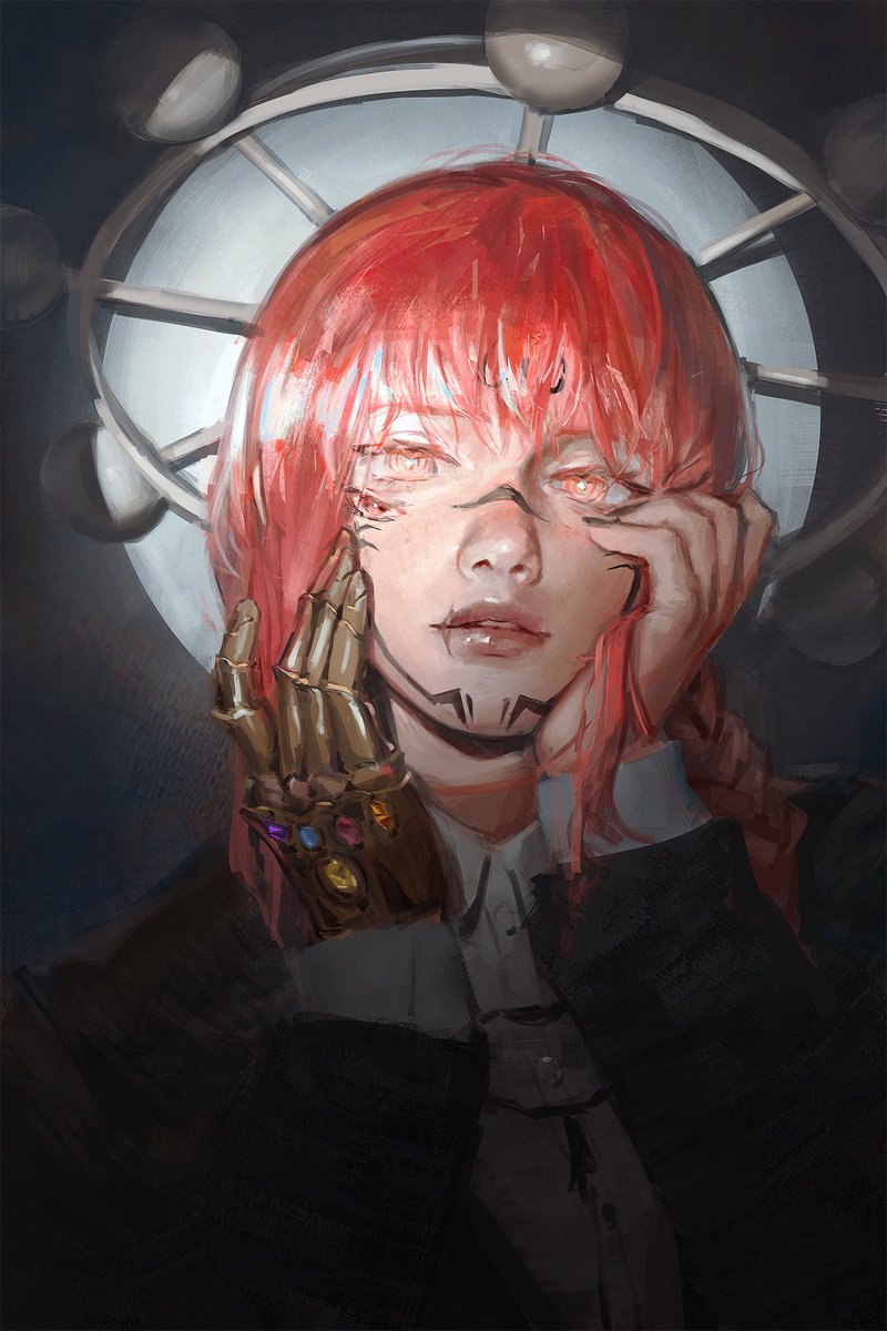 PluviumG's tweet photo. I painted Restricted Sukuna Physical gifted Eight-Handled Sword Divergent Sila Divine General Uchiha Makima equipped with Infinity Gauntlet (complete)

only real anime fans will remember this episode https://t.co/W0jptRKsEq