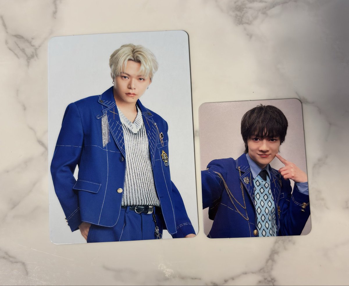 73nty's tweet photo. EBiDAN Yes!東京 封入特典 トレカ 交換
グループ盤 通常盤 15周年盤 SUPER★DRAGON

譲 スパドラ盤 志村玲於 (大) 伊藤壮吾 (小)

求 田中洸希 (盤違い○ 比率違い検討)

同種異種優先順位無いため、なんでもお気軽にお声掛けください。
郵送交換📮 https://t.co/4zP5wl80br
