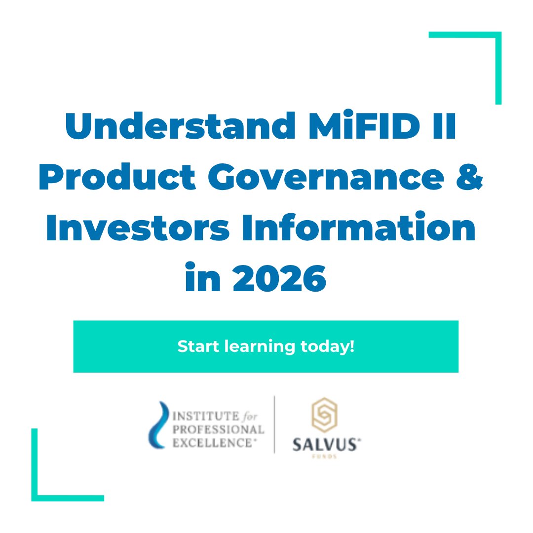 InstituteforPE's tweet photo. Expand your understanding of #MiFIDII product governance, investor information and marketing restrictions.
Our self-study #CPD course, Understand MiFID II Product Governance & Investors Information, covers CySEC Circulars C603 & C683 and key product governance expectations. https://t.co/Vb1j6F3Ckm
