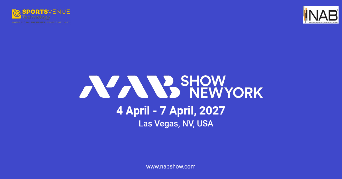 SportsVenue's tweet photo. NAB Show 2026: Shaping the Future of Media and Technology

Explore the latest innovations across AI, broadcasting, streaming, cloud workflows, creator technology, and sports media at NAB Show 2026. 

🔗 https://t.co/ZhK6BVdmJG https://t.co/xiTG9z6lHu