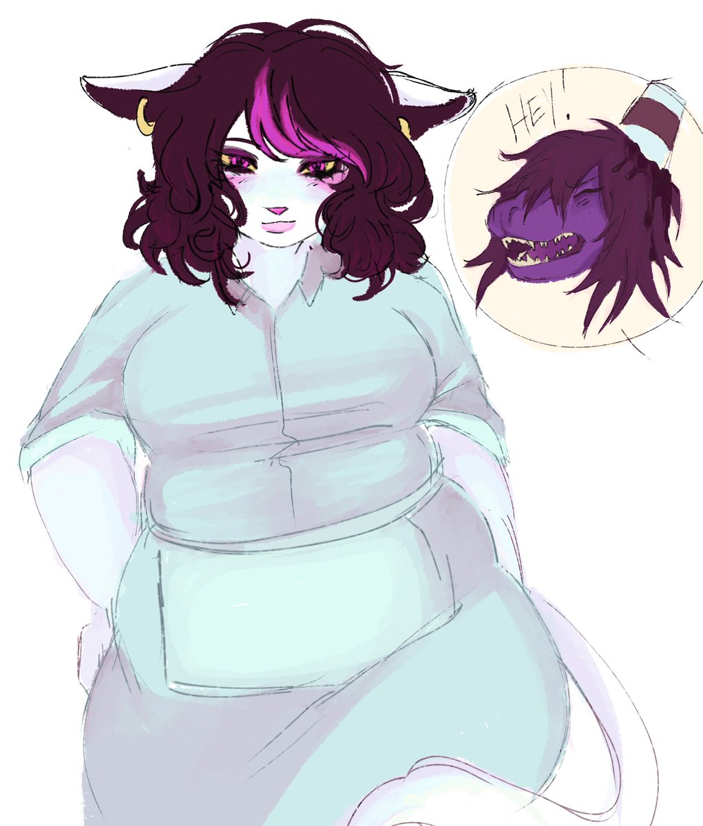 batxic's tweet photo. do NOT let catti serve susie #deltarune https://t.co/WoWwZ1IrHh