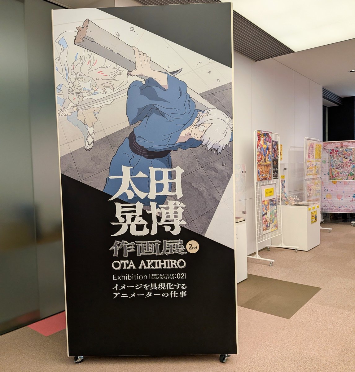 mayoneko222's tweet photo. 東映ミュージアムの作画展2ndも行ってきた
前より空いてて、置いてあるラフ原画のコピーもゆっくり見られた。二回見ても足りないので何度も言うけど全部書籍化してお金払わせてください…

前回は出張中（？）で見られなかった黒白限定るかっぷもやっと拝めた！ https://t.co/mCRCIM5PXQ