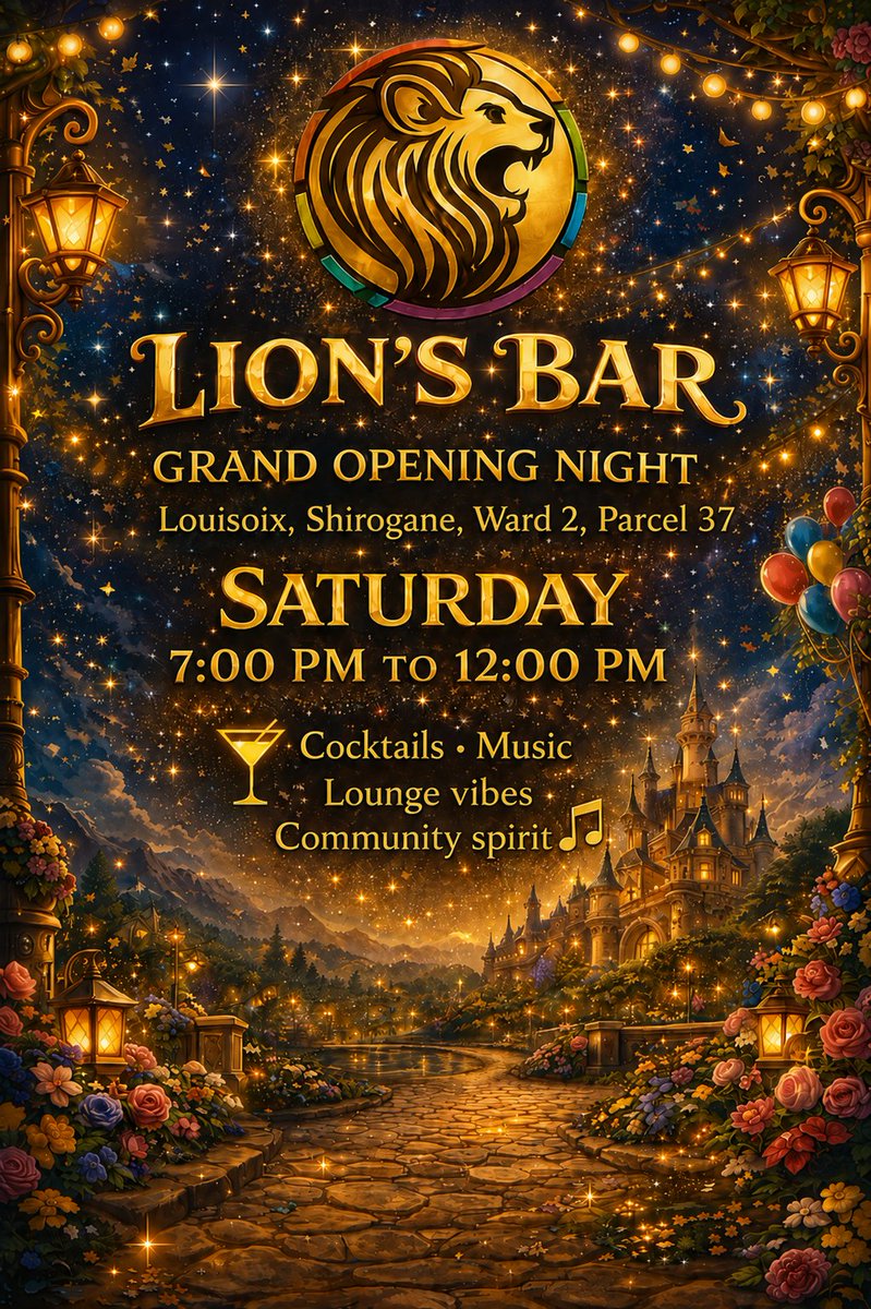 LionsBarMist's tweet photo. Dane fête ses 30 ans au Lions Bar ! 
 Soirée Disney •  Musique •  Cosplay •  Prix &amp; surprises !
 Steam 20 € + 3 mois de FFXIV à gagner ( EU Only)
Venez nombreux pour une soirée magique ! https://t.co/bguBjvmFUx