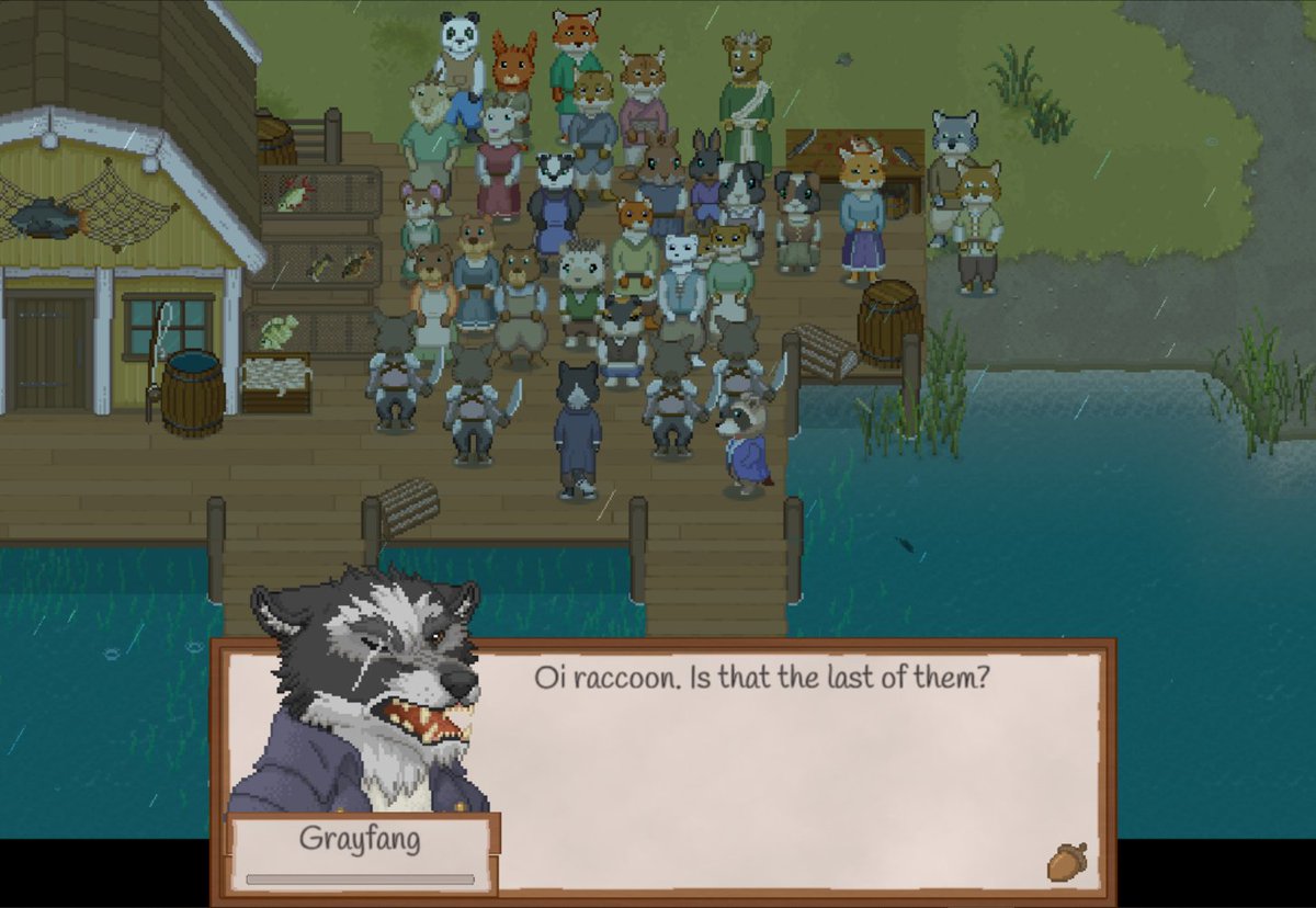 Sleepydrake3's tweet photo. Been religiously playing grimshire these past few months and I just got to when these cuties show up to the village and whfdekjlbfabvfaeklj bfledjkljkn bfe I love them https://t.co/Y4gdCueOxW