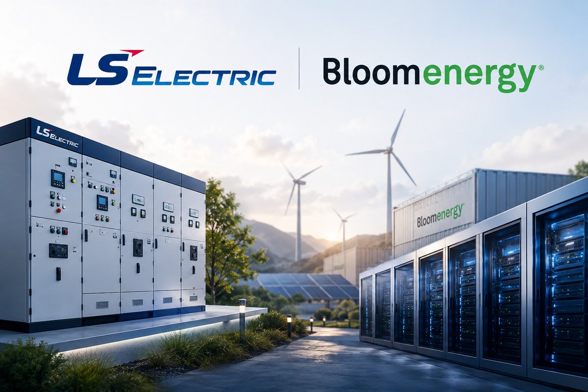 Electricalmirro's tweet photo. LS ELECTRIC has secured a US$34.26 million contract from Bloom Energy to supply key power distribution systems for a hyperscale data center project in Wyoming, U.S.
@LSELECTRIC_twt | @Bloom_Energy
Read more: https://t.co/wCxwEuURNM
#LSELECTRIC #BloomEnergy #ElectricalMirror https://t.co/Td1bHw12mk