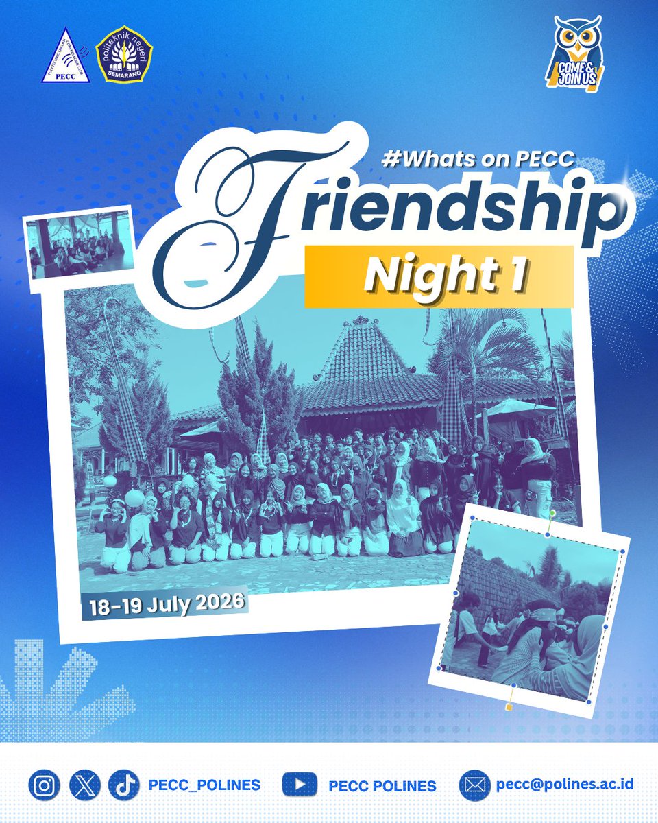 pecc_polines's tweet photo. A night filled with laughter, fun games, and memorable moments! 🤝🏻

Friendship Night 1 brought UKM PECC members together through fun games, shared laughter, and meaningful moments. It was a great opportunity to connect, have fun, and create memories together. 💙 https://t.co/rzzrVLtp51
