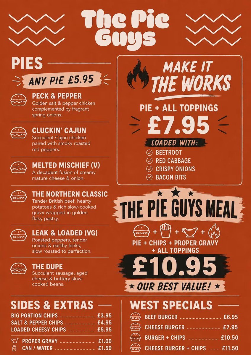 ThePieGuysUK's tweet photo. Back at @WD_CFC tonight 🥧⚽️

We’ve got the pies, you’ve got the appetite. See yous there 👀

#ThePieGuys #FootyScran #west #footballscran @OfficialSGFC @FootyScran https://t.co/nmTwxMSKPt