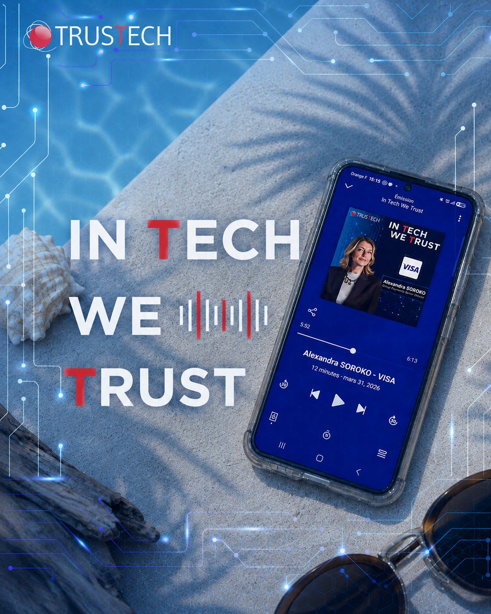 TRUSTECH_Event's tweet photo. Looking for a summer podcast playlist? ☀️

🎧 Listen or catch up on previous "In tech We Trust" episodes to dive into discussions driving the future of payments, digital identity &amp; trust technologies: https://t.co/es2IHrnccP

Wherever summer takes you, take TRUSTECH with you 🌴😁 https://t.co/ai0fhhU9G4