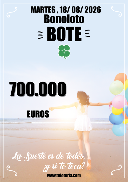 TuLoteriaCom's tweet photo. #Resultats #Bonoloto 17 Agost
10, 12, 28, 32, 37, 47
C - 39
R - 2
Per aquesta nit, nou sorteig de la Bonoloto amb un pot de 700.000.00€, els vols per tu?
Entra a https://t.co/beB8W2c1dS i fes les teves apostes, nosaltres te les validem online https://t.co/Zk3n0InTo5