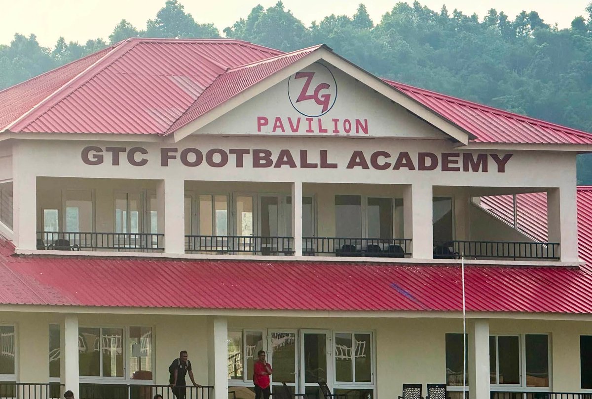 GTC1906's tweet photo. A legend may leave the field, but the legacy lives on. 

Gauhati Town Club dedicates the Football Pavilion at its Academy in Fulung, North Guwahati, in cherished memory of the legendary Zubeen Garg.

@lonsaikia 

#GauhatiTownClub #GTC #ZubeenGarg #Football #Legacy #Guwahati https://t.co/jrOOXi6JV7