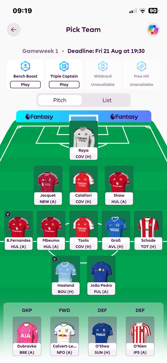 dejaymarkymark's tweet photo. @FPL_Salah Nice balanced team. What do you think https://t.co/0QwsdZRdNM