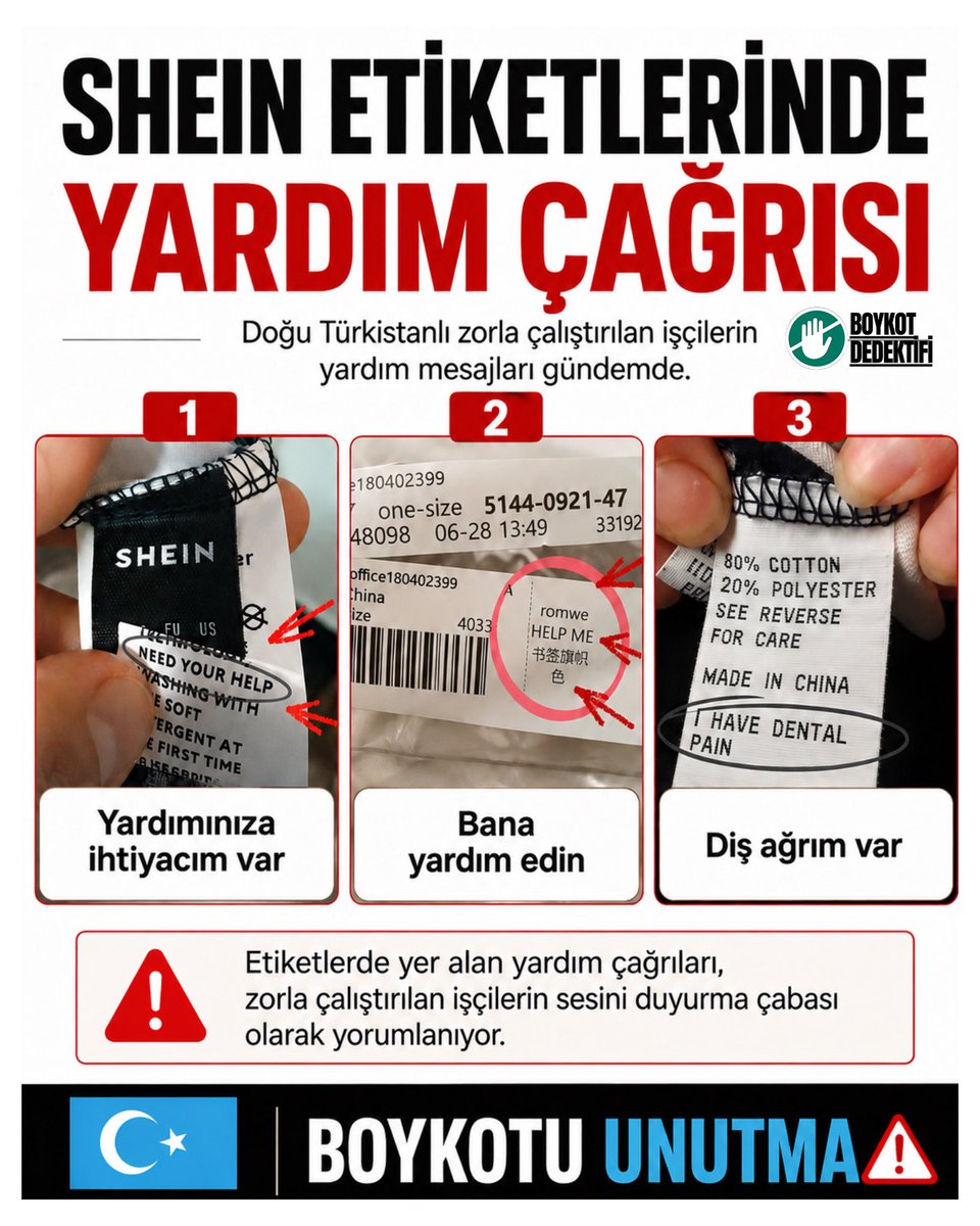 ErdemOzveren571's tweet photo. SHEİN Marka Ürünlerde ki
Yardım Çağrıları ⚠️ https://t.co/nWD5eUngYd