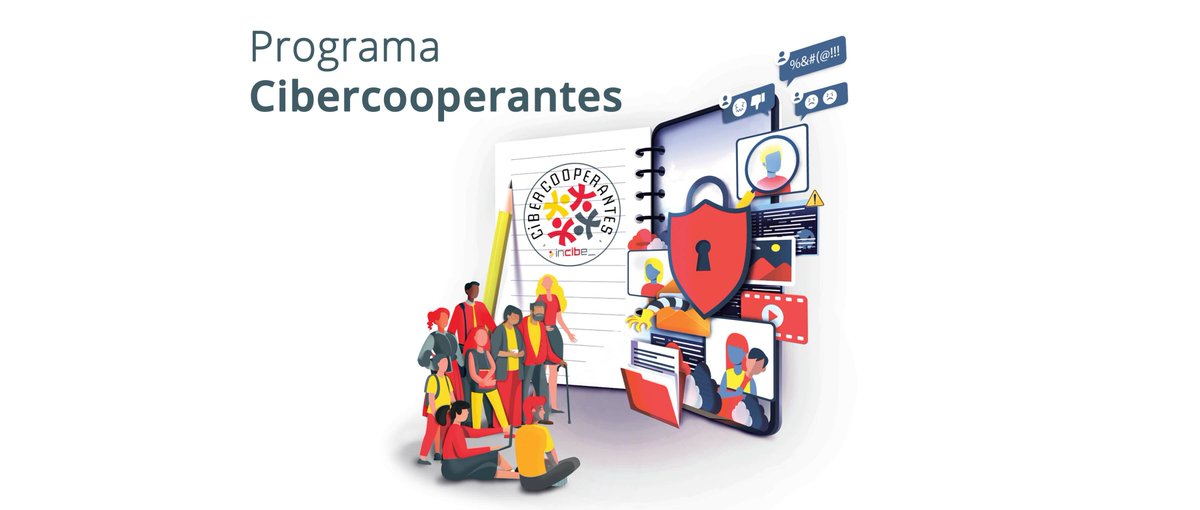 guardiacivil's tweet photo. Te gusta la ciberseguridad, eres de los que aconsejas que antivirus usar o medidas de seguridad a tomar en ordenadores o dispositivos móviles...

¿Has pensado en convertirte en un cibercooperante?
El Programa Cibercooperantes promueve la colaboración de personas particulares interesadas en la divulgación de la ciberseguridad, a través de charlas formativas, con centros, asociaciones, entidades o particulares de diferente índole que requieren de este tipo de actuaciones, destinados a toda la sociedad.

Es un programa de @INCIBE y tienes toda la info 👇
https://t.co/RsW8Gyckko