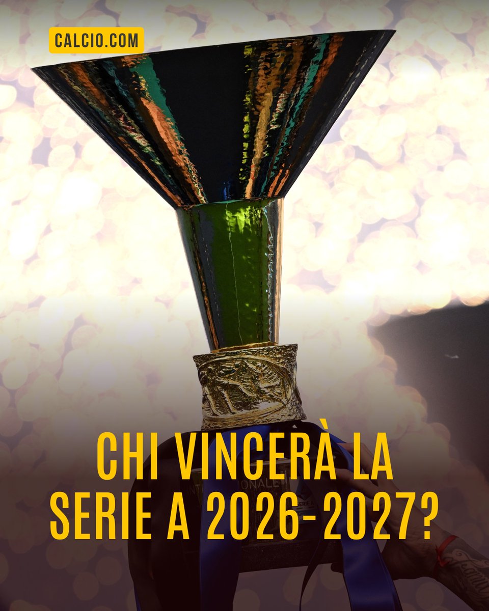 Calciocomoff's tweet photo. La #SerieA sta per tornare! Il nuovo campionato è pronto a ripartire con tanti club che vogliono alzare l’asticella. Tra conferme, nuovi allenatori e un mercato che ha cambiato gli equilibri, la corsa al titolo si preannuncia più aperta che mai. Chi vincerà il prossimo #scudetto? https://t.co/Yu9gTGWWhC
