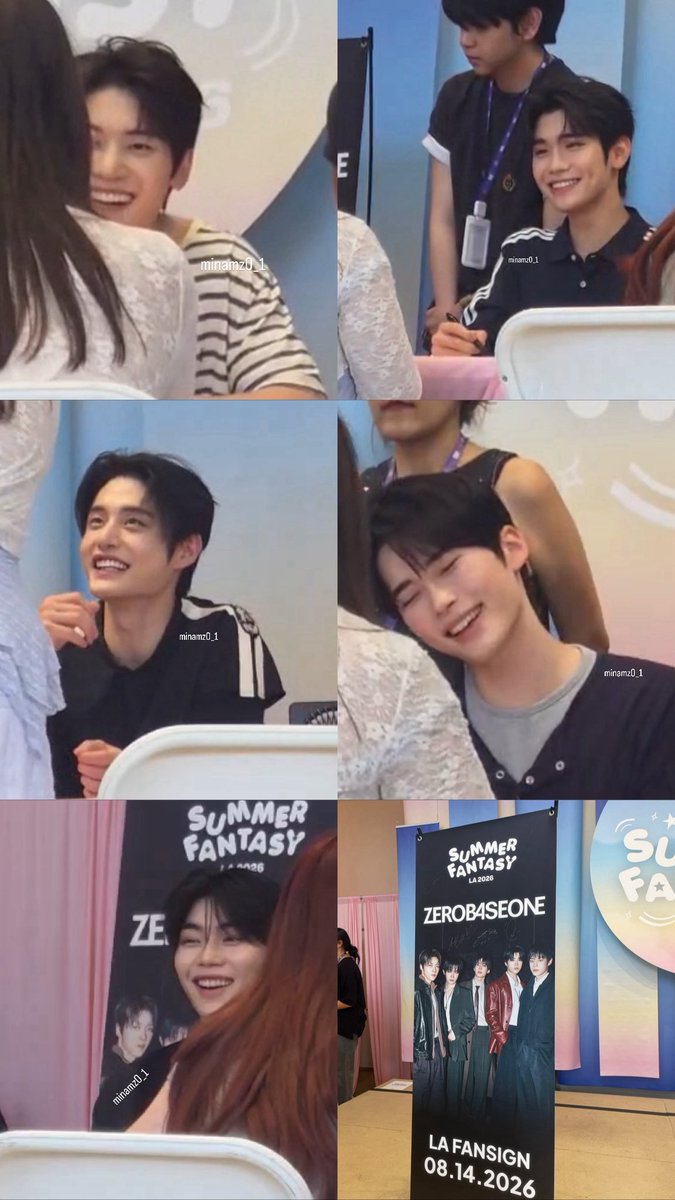minamz0_1's tweet photo. whole crew happy asf to see me😭🫱
no but seriously they were smiling so warmly at every single thing fans said to them🥹🤍 zb1 dont play about their zeroses https://t.co/pRJ4lLwb8q