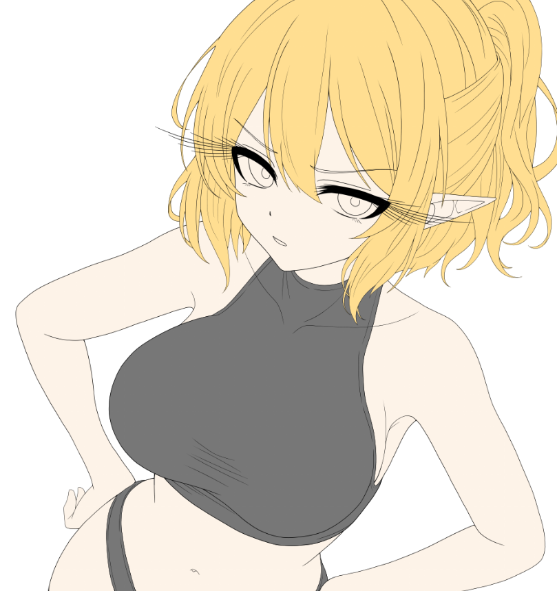 enji_you's tweet photo. パルパル線画できた https://t.co/P6YiQfJ0Ol
