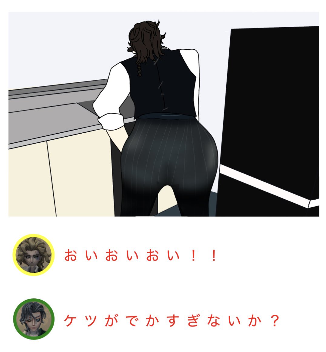 im115980's tweet photo. 今流行り？？？かな、パロを🌹でやってみたかったので描いた。

（多分キャラの口調違うかもしれない） https://t.co/uyrZO4z6u9