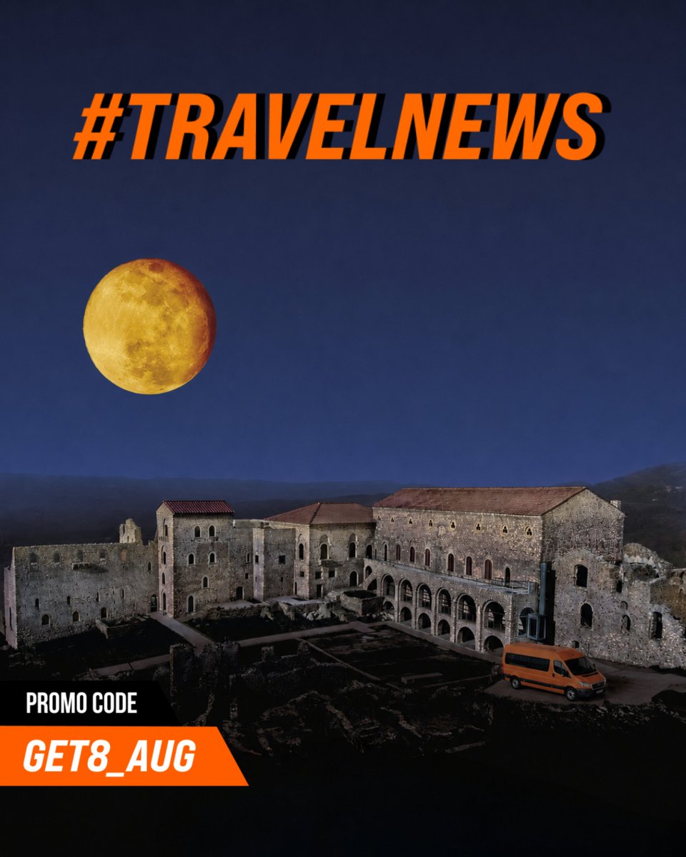 GetTransfercom's tweet photo. 🇬🇷 Greece will open 126 museums, archaeological sites and historic landmarks for free on August 28 to celebrate the August full moon. 🌕

From Delphi and Ancient Olympia to Malia in Crete, many sites will also host concerts and night events. 🏛️ 

#gettransfer #travel #transfer https://t.co/H4xfXEYgYX
