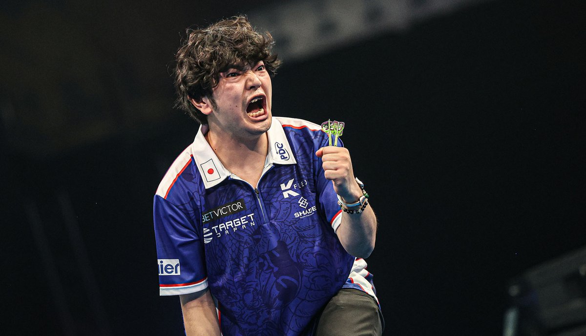 OfficialPDC's tweet photo. Motomu Sakai extended his lead at the top of the 2026 Steel Tour Japan rankings last weekend, winning 18 consecutive matches to clinch a hat-trick of titles on home soil! 🇯🇵

📝 https://t.co/b30pYLDLPR https://t.co/KMpJ0ZwwgC