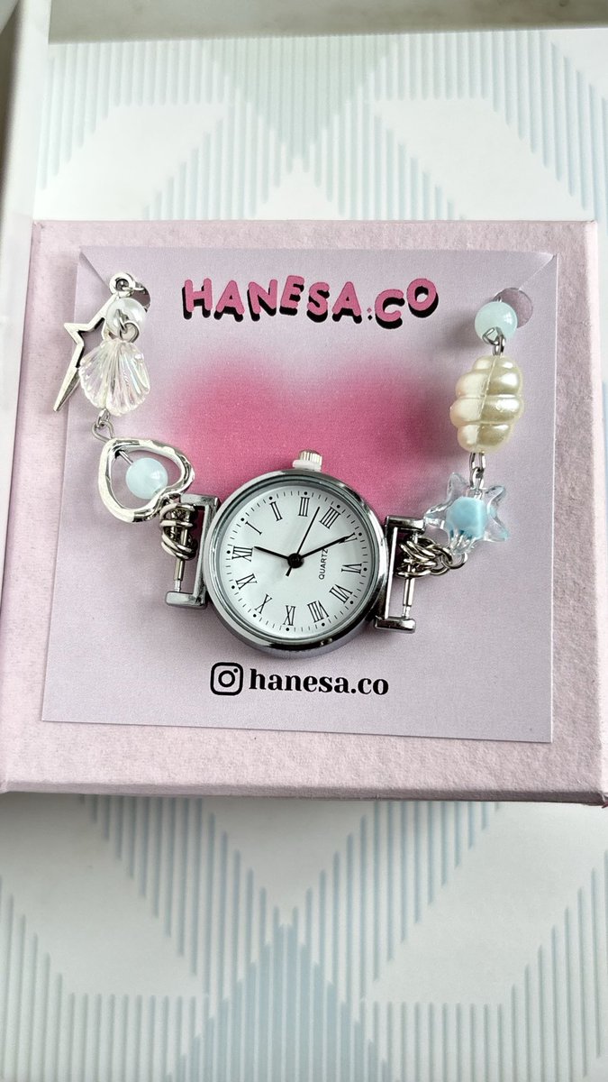 hanesaccessory's tweet photo. @kayumanismu02 @zelouver wts watch beaded bracelet 👀✨
💰 50k-85k
🌧️ dom bogor 
✅ custom size | custom design 
Cocok untuk kado
˚˖𓍢ִ everything u need is right here. 🎀✨
https://t.co/VUeWBRRdbU https://t.co/92HE4GJhtC