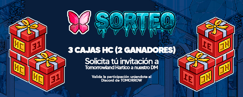 tomorrowhbb's tweet photo. 🧊Aventureros de TOMORROW 🧊 HAY SORTEO  🧊

🎁 2 GANADORES:
🥇1ero: Domingo 23 (1HC)
🥈2do: Domingo 30 (2 HC)

¿Cómo participar?

✅ Menciona 2 Amigos + LIKE + RT
🏆 Pide tú invitación a Tomorrowland Hartico en DM y presta atención a los pasos
👀 Participa con propósito https://t.co/RHzEq3HAFW