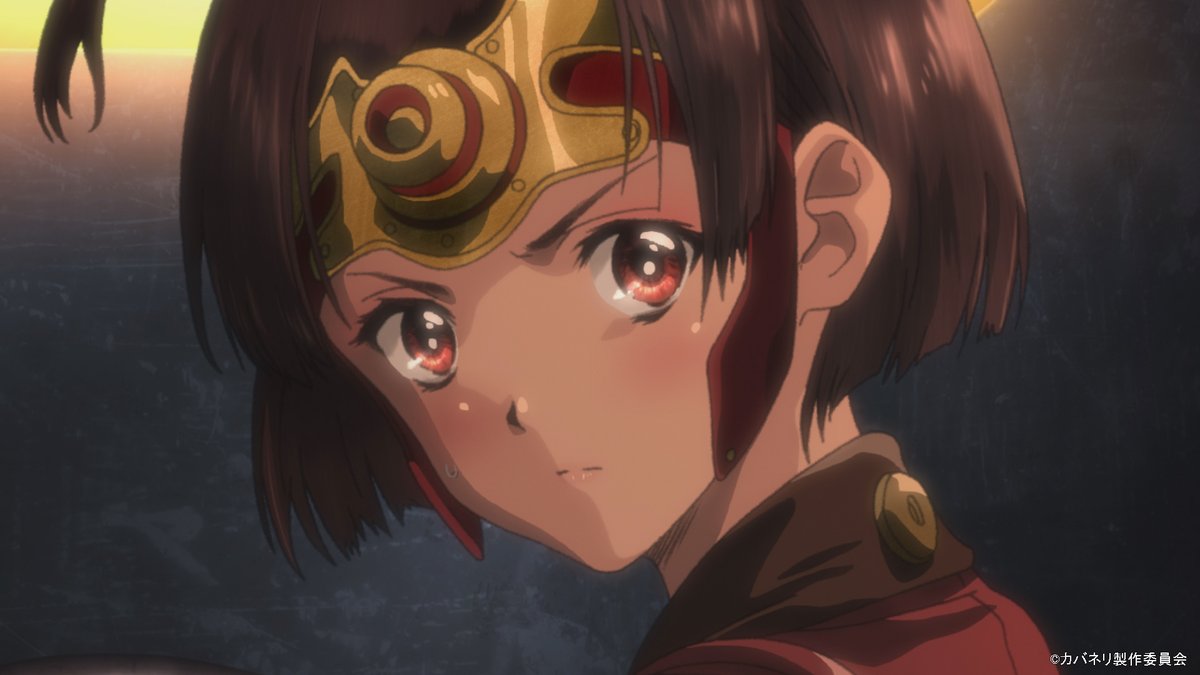 gc_kabaneri_ten's tweet photo. 【キャラクター紹介④】
■無名（CV: #千本木彩花）

甲鉄城に乗って現れた謎の少女。圧倒的な戦闘能力でカバネを撃退するが、その正体は人とカバネの狭間に立つ「カバネリ」であった。

▼展覧会詳細はこちら
https://t.co/8GGGposC1z
#カバネリ #ギルクラカバネリ展 https://t.co/tZGpeIz3Nn