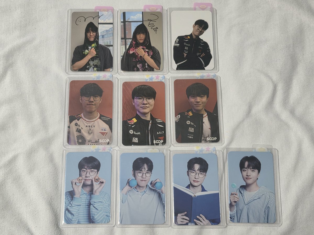 maypeyz's tweet photo. 포카 교환 구합니다
저에게 없는 페이즈를 찾아요...🥹

홈그 16일 5만원 특전 오너 케리아
티원 배캠 5만원 포카 오너
msi 숲 포카 오너 페이커 케리아
우리은행 포카 도란 오너 페이커 케리아

저에게 없는 페이즈를 찾습니다...🥹 https://t.co/VbqnaLpMMx