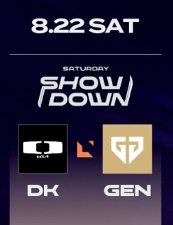 DK_forward's tweet photo. Final week of DK ending on a Saturday showdown again G-E-N is ironically poetic https://t.co/nlI2PDPOyw
