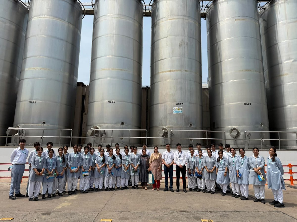 ncuicoop's tweet photo. As part of its continuous efforts to introduce young minds to the cooperative movement, the Coop Connect Division of NCUI organized an enriching study visit to the Mother Dairy Plant, Patparganj, New Delhi on 17th August 2026, for 37 students and 2 faculty members — Ms. Shikha Rattan and Ms. Taruna Bahl — from Bal Bharati Public School, Pitampura, accompanied by Shri Anant Dubey, Deputy Director, and Shri Naveen Singh from NCUI.

Through this initiative, NCUI aims to help students understand how cooperatives work at the grassroots level and inspire them to explore the values of cooperation, self-reliance, and collective growth from an early age.

The students attended an insightful session by Shri. Renu Kumar Ravindran Pillai, Sr. Superintendent, Mother Dairy, who explained the process of milk processing, packaging, and production of milk & milk products. This was followed by a plant tour where students witnessed live milk processing, packaging, and ice-cream production operations — gaining first-hand exposure to how a successful cooperative enterprise operates.
#NCUI #CoopConnect #CooperativeMovement #Cooperatives #MotherDairy
@MinOfCooperatn
