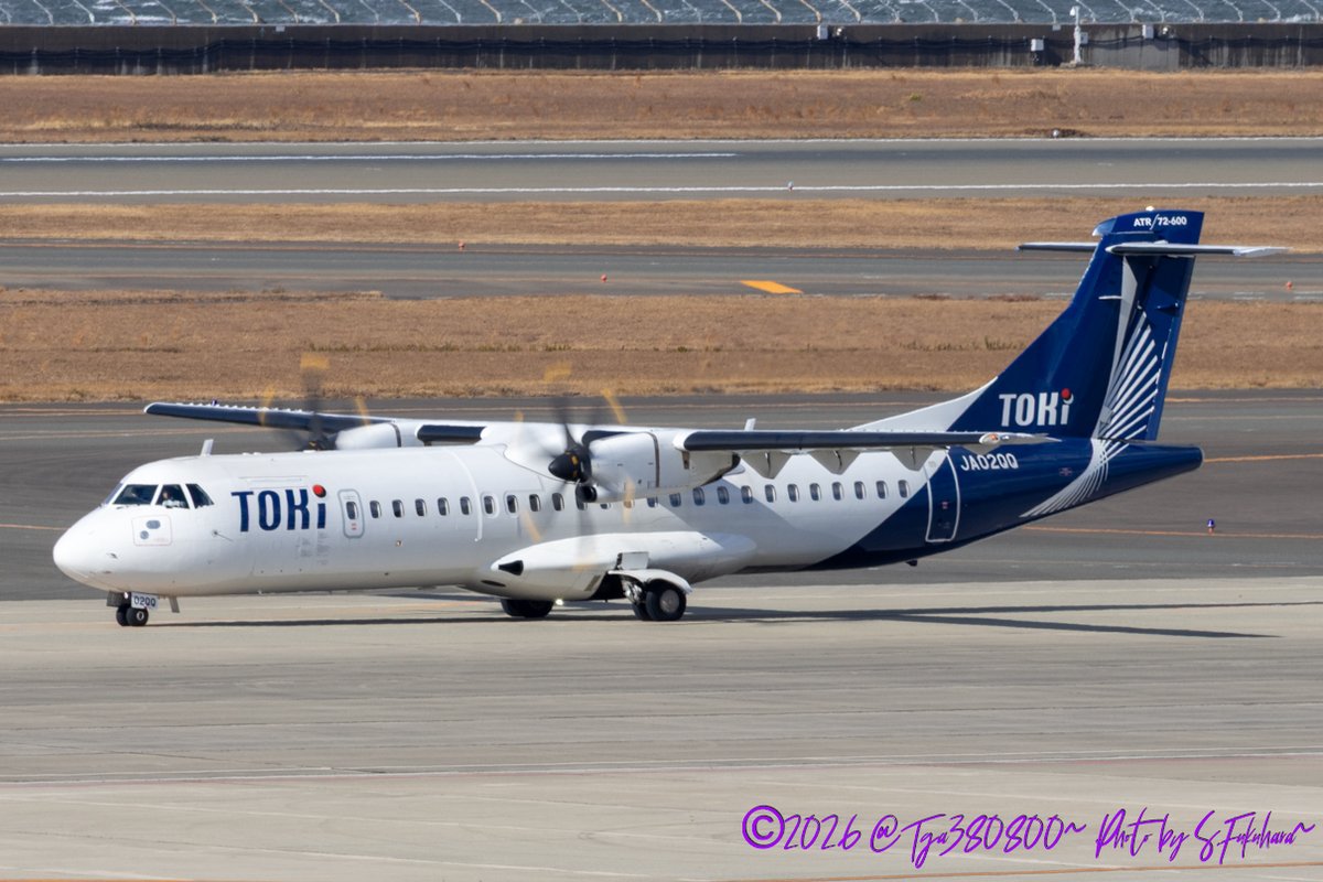 Tga380800's tweet photo. Airline:TokiAir
Aircraft:ATR72-600
Locations:NGO
Date:11/01/2026
Remarks:
#TokiAir #トキエア #BV
#AvionsdeTransportRégional #ATR #ATR72 #ATR72600
#NGO #ChubuCentrairInternationalAirport #中部国際空港 #セントレア #RJGG
#飛行機好きな人と繋がりたい #飛行機好きな人 #飛行機写真 https://t.co/wj4USk1ZDh