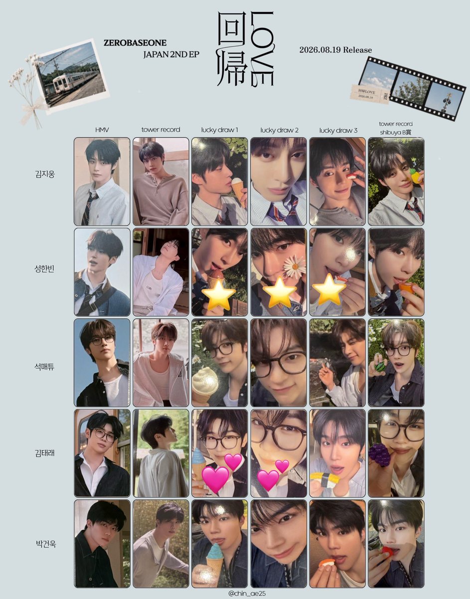 __sunghoon7's tweet photo. ゼベワン ZB1 回帰LOVE 交換 ラキドロ

譲 1枚目 メテュ マシュー ジウン

求 2枚目 💕テレ＞⭐️ハンビン

郵送にて交換希望です。 https://t.co/jQQ1pMElyQ