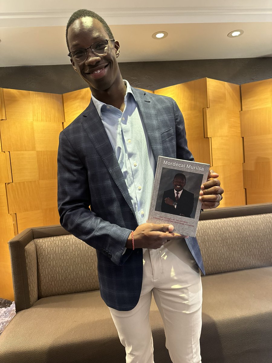 MordecaiMuriisa's tweet photo. Once again, thank you to the Ugandan people for the incredible support you continue to show me and so many other Ugandans pursuing their dreams and making a difference in their respective fields.

Many of you left the NUP Diaspora Convention 2026 with a copy of my book, The Odyssey of the Optimist. For those who may not know, the book tells my story- my trials, tribulations, setbacks, and the semblance of success I have experienced along the way. At its heart, it is the story of how I pursued and achieved some of my childhood dreams despite the adversities life placed in my path.

What touched me even more is that some of you who bought the book at last year’s convention came back this year and bought additional copies for your families and friends. Thank you! That means more to me than you may realize.

I hope you enjoy the book, and perhaps find a little bit of your own story, courage, and optimism within its pages.

If you missed out at the convention and would like to get yourself a copy, you can find The Odyssey of the Optimist on Amazon here:

- https://t.co/Utv3Dv90wb

Thank you once again for believing in Ugandan stories, Ugandan dreams, and Ugandan people. 
🇺🇬📖