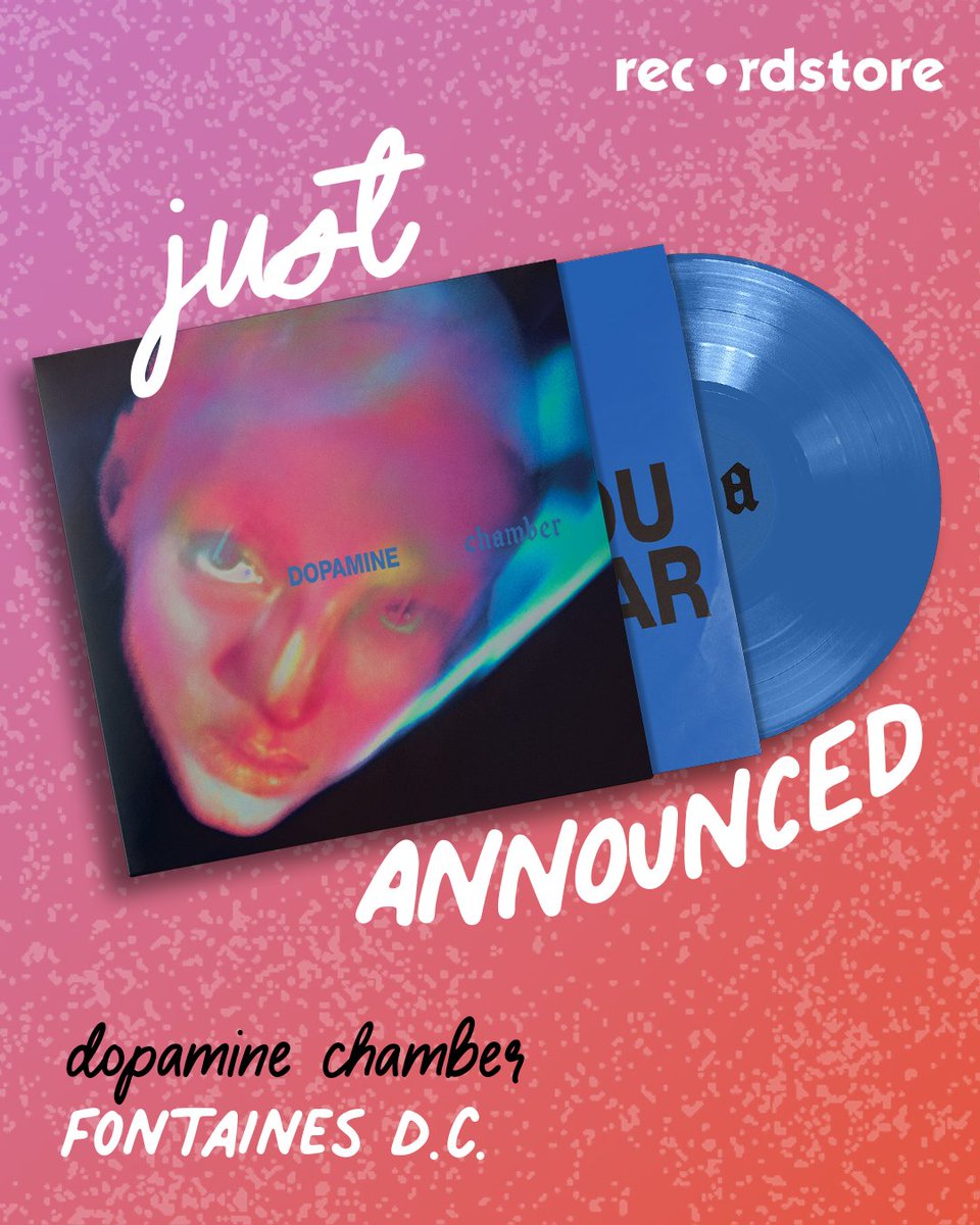 recordstore's tweet photo. JUST ANNOUNCED | Fontaines D.C. - Dopamine Chamber

Following the acclaimed Romance, Fontaines D.C. return with their fifth studio album, Dopamine Chamber, out 16 October.

Featuring the brand-new single "Marianne", pre-order now on Blue Vinyl LP >> https://t.co/EQHOgKQMyX https://t.co/4Kl69FNVFA