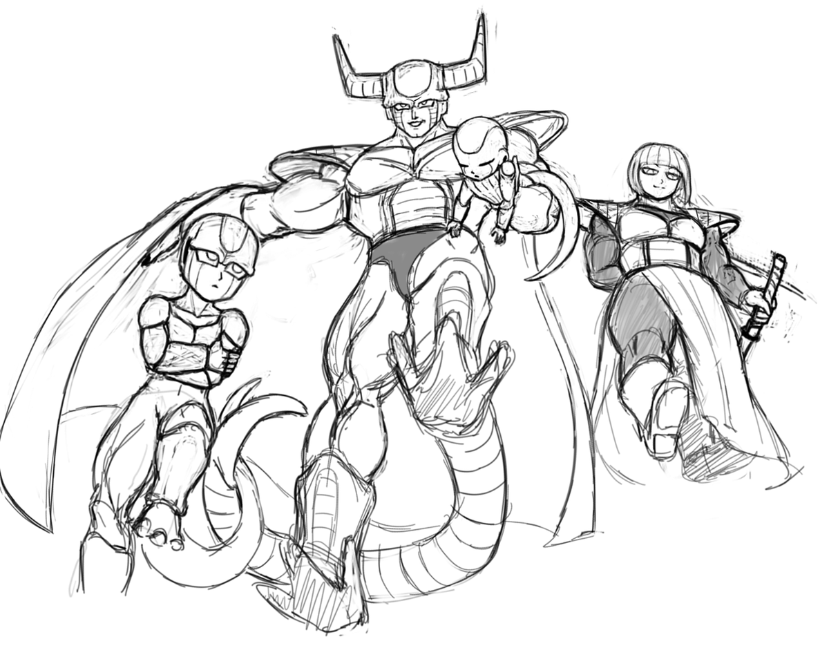 LaSupay3's tweet photo. This is a family too you know?🥹 (wip)
#DBS #cooler #kingcold #frieza #フリーザ #クウラ https://t.co/RrePqSYvKl