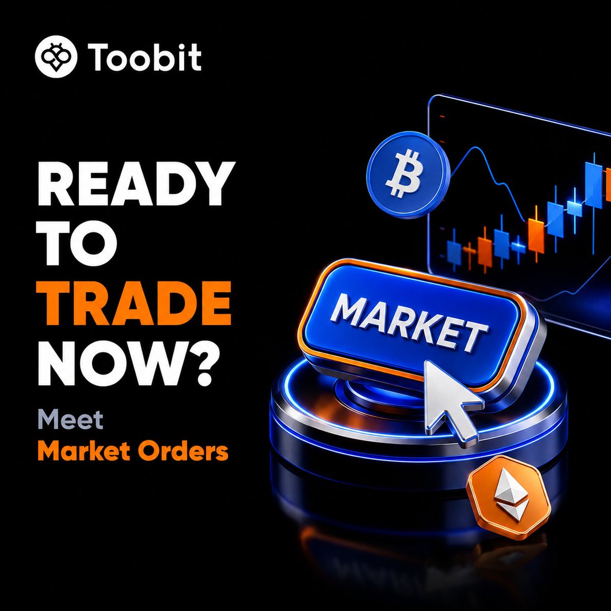 Toobit_official's tweet photo. No waiting for your limit price.โก
Place a Market Order and execute at the best available price in the order book.
Try it on Toobit ๐ https://t.co/oE9XcjD5V9
#Toobit #MarketOrders https://t.co/XUPWLUP9Vo