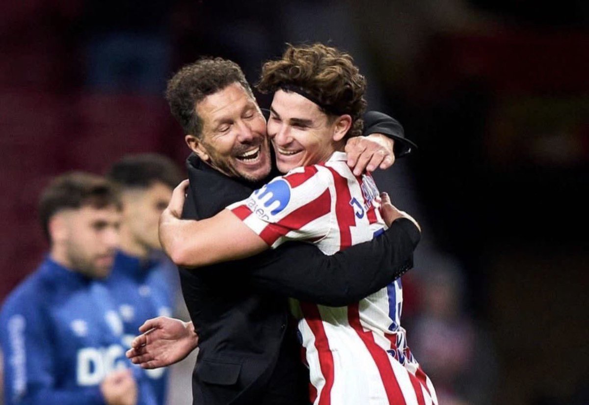 rivalfcwin's tweet photo. Simeone: Julián Álvarez isn’t ready to play tomorrow.

Hoping he makes progress over the next four days. https://t.co/6daYSjOb8W